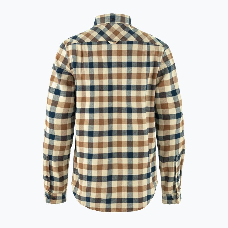 Camicia da uomo Fjällräven Skog Slim fossil/dark navy 2