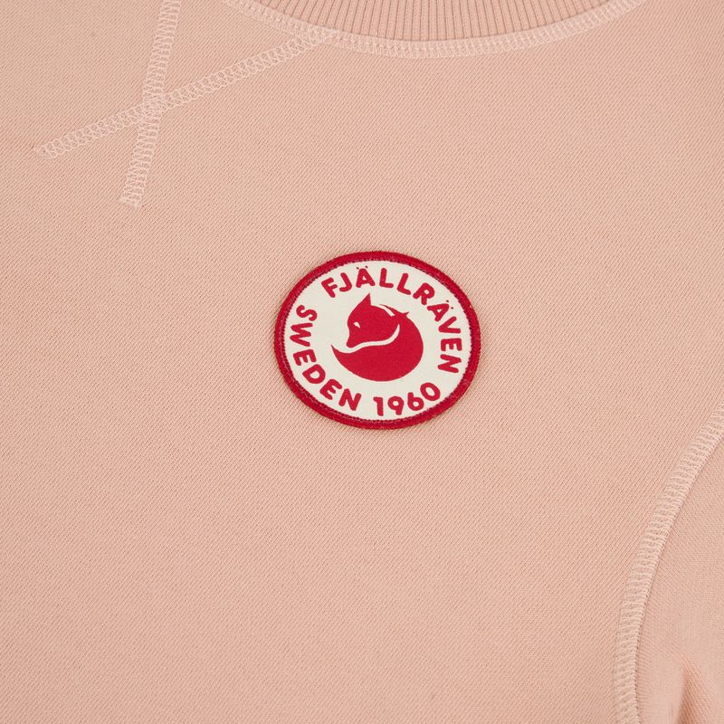 Felpa uomo Fjällräven 1960 Logo Badge Sweater chalk rose 3