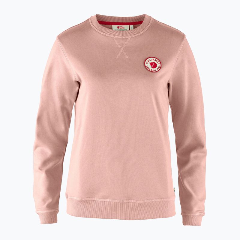 Felpa uomo Fjällräven 1960 Logo Badge Sweater chalk rose