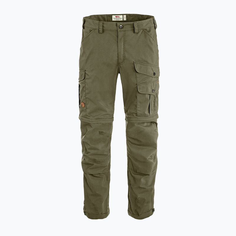 Pantaloni da trekking da uomo Fjällräven Vidda Pro Lite Zip Off laurel green 14