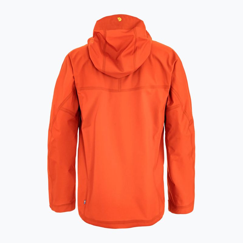 Giacca softshell da uomo Fjällräven Bergtagen GTX Lite flame orange 4