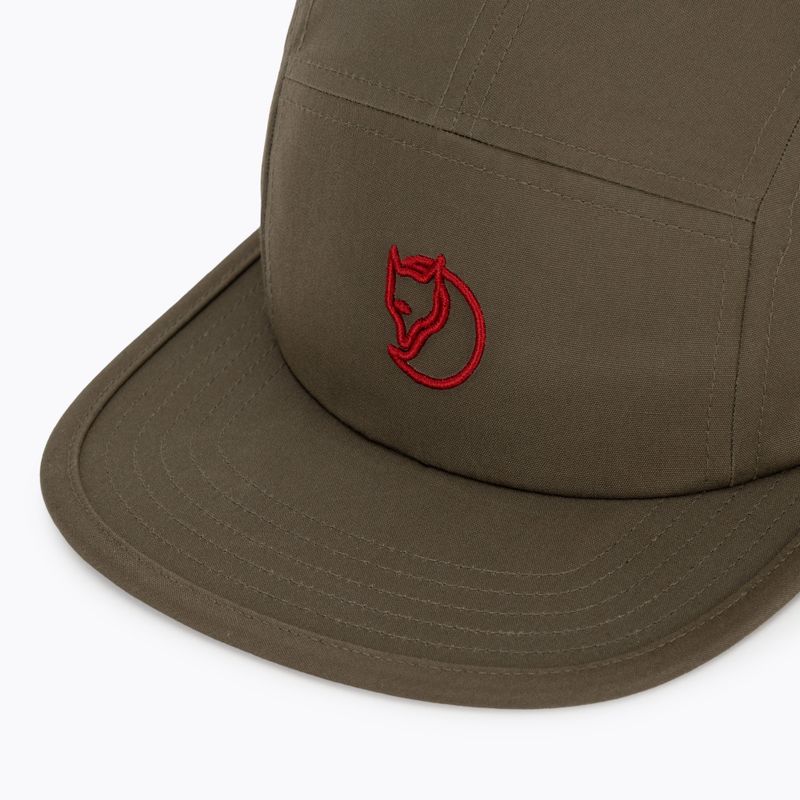 Cappellino con visiera Fjällräven Flat Brim laurel green 3