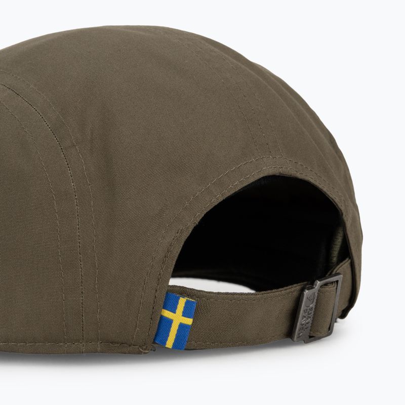 Cappellino con visiera Fjällräven Flat Brim laurel green 4