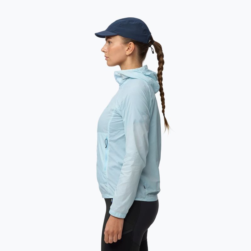 Giacca antivento da donna Fjällräven Keb Latt Wind breeze blue 4