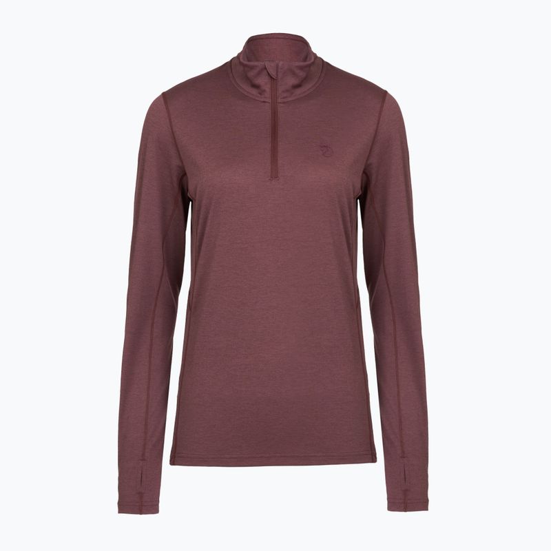 Felpa trekking da donna Fjällräven Abisko Day Hike Half Zip port