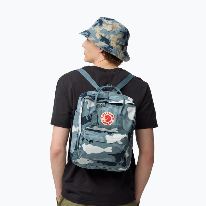 Zaino urbano Fjällräven Kanken Graphics 16 l nimbus blue/hidden animals 5