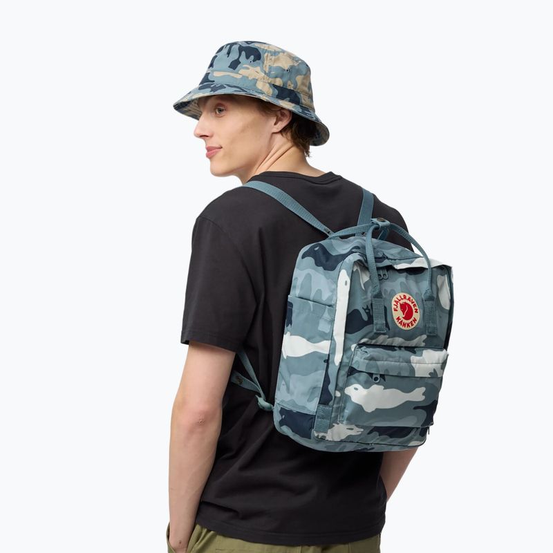 Zaino urbano Fjällräven Kanken Graphics 16 l nimbus blue/hidden animals 6