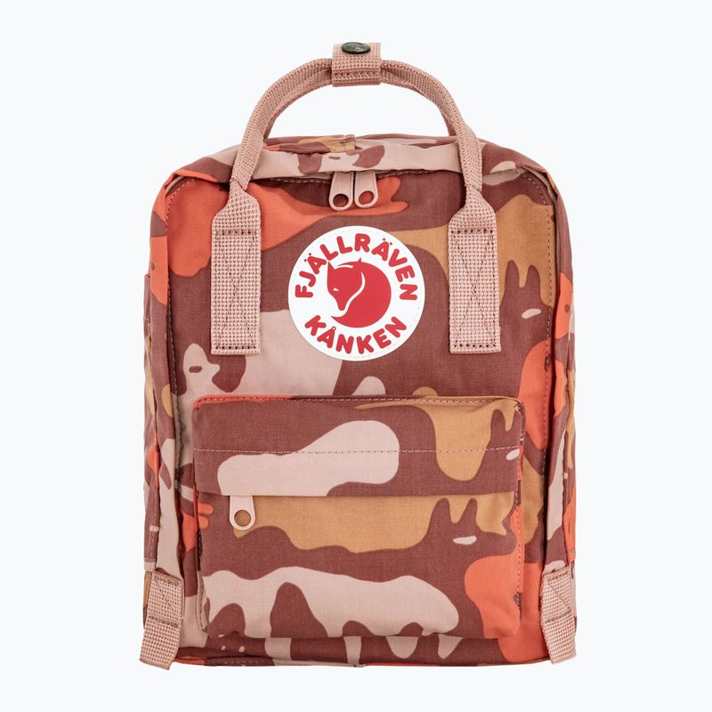 Zaino urbano Fjällräven Kanken Graphics Mini 7 l chalkrose/hidden animals