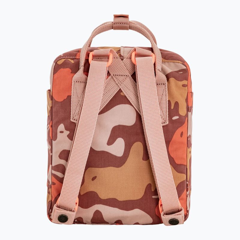 Zaino urbano Fjällräven Kanken Graphics Mini 7 l chalkrose/hidden animals 3
