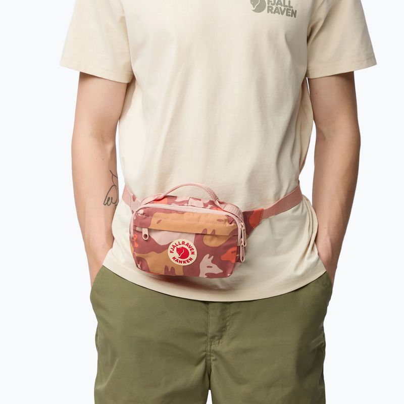 Marsupio Fjällräven Kanken Graphics Hip Pack chalk rose/hidden animals 5