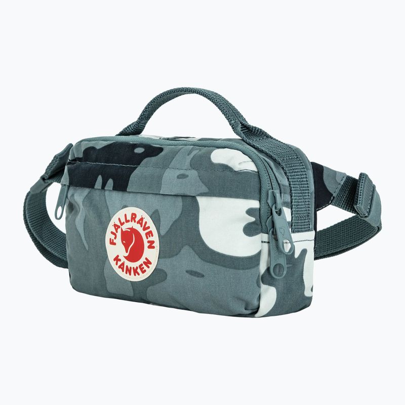 Marsupio Fjällräven Kanken Graphics Hip Pack nimbus blue/hidden animals 2