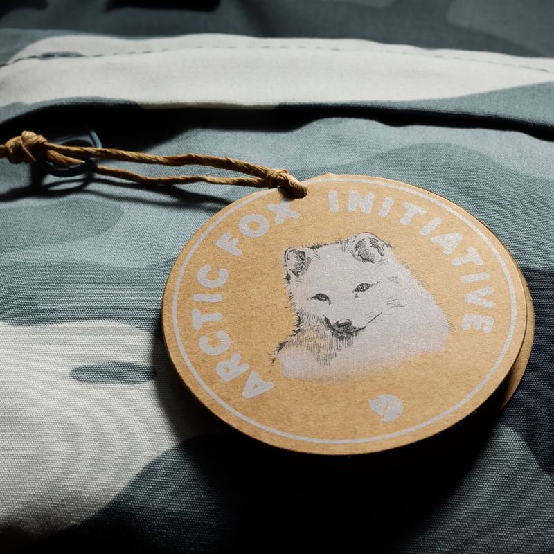 Marsupio Fjällräven Kanken Graphics Hip Pack nimbus blue/hidden animals 4