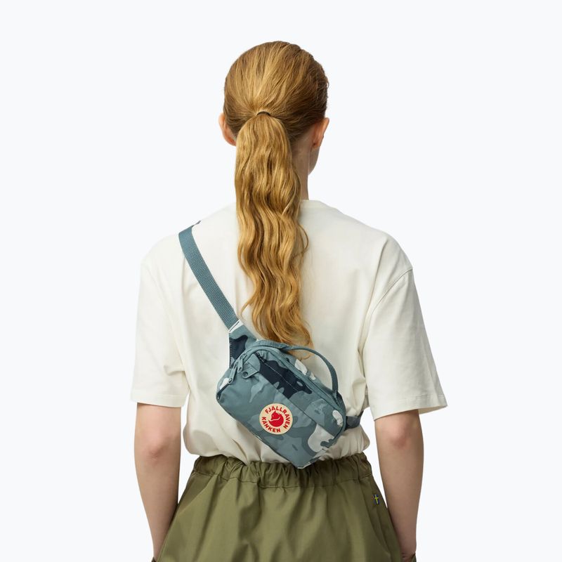 Marsupio Fjällräven Kanken Graphics Hip Pack nimbus blue/hidden animals 5