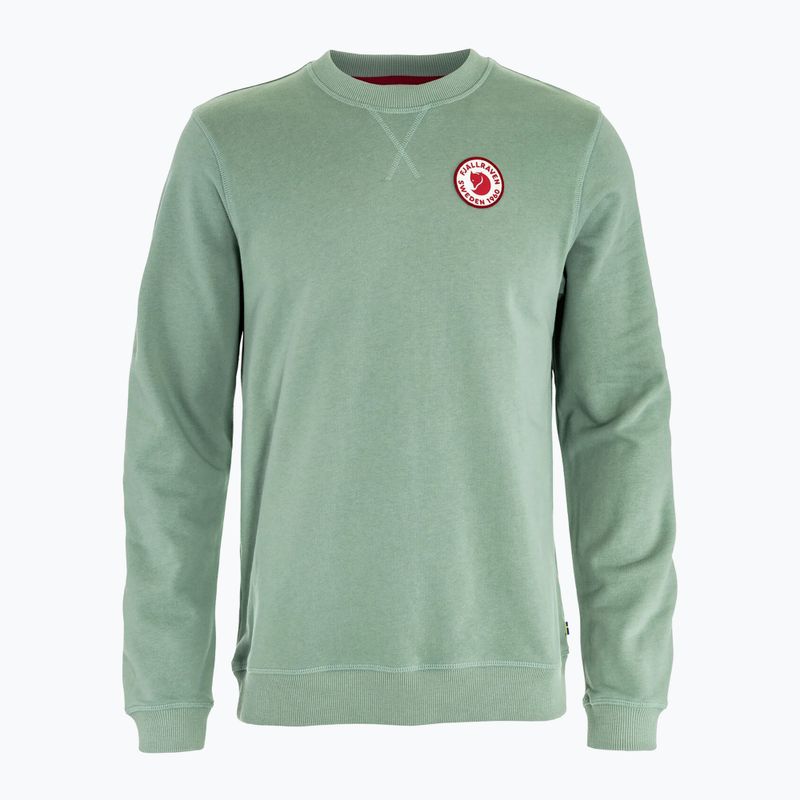 Felpa da uomo Fjällräven 1960 Logo Badge Sweater misty green