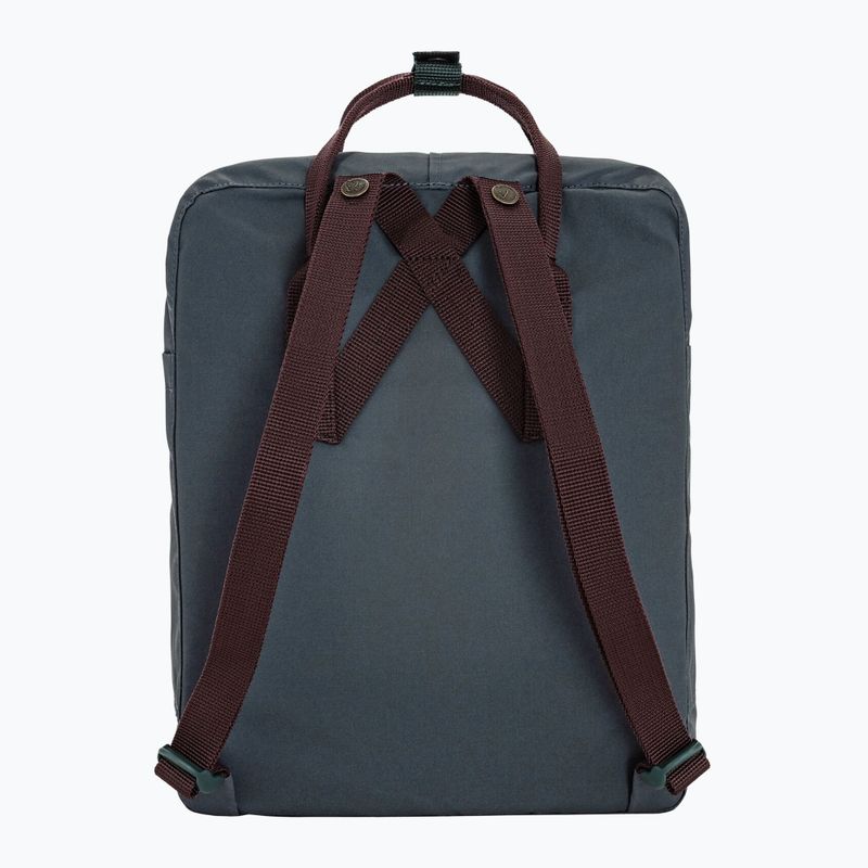 Zaino urbano Fjällräven Kånken Concept 16 l graphite/blackberry 3