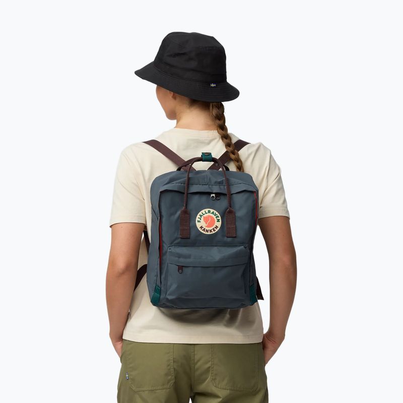Zaino urbano Fjällräven Kånken Concept 16 l graphite/blackberry 4