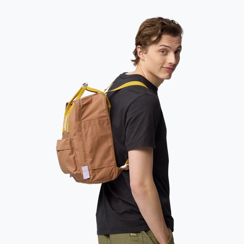 Zaino urbano Fjällräven Kånken Concept 16 l khaki dust/kantarell 6