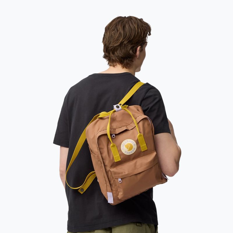 Zaino urbano Fjällräven Kånken Concept 16 l khaki dust/kantarell 7