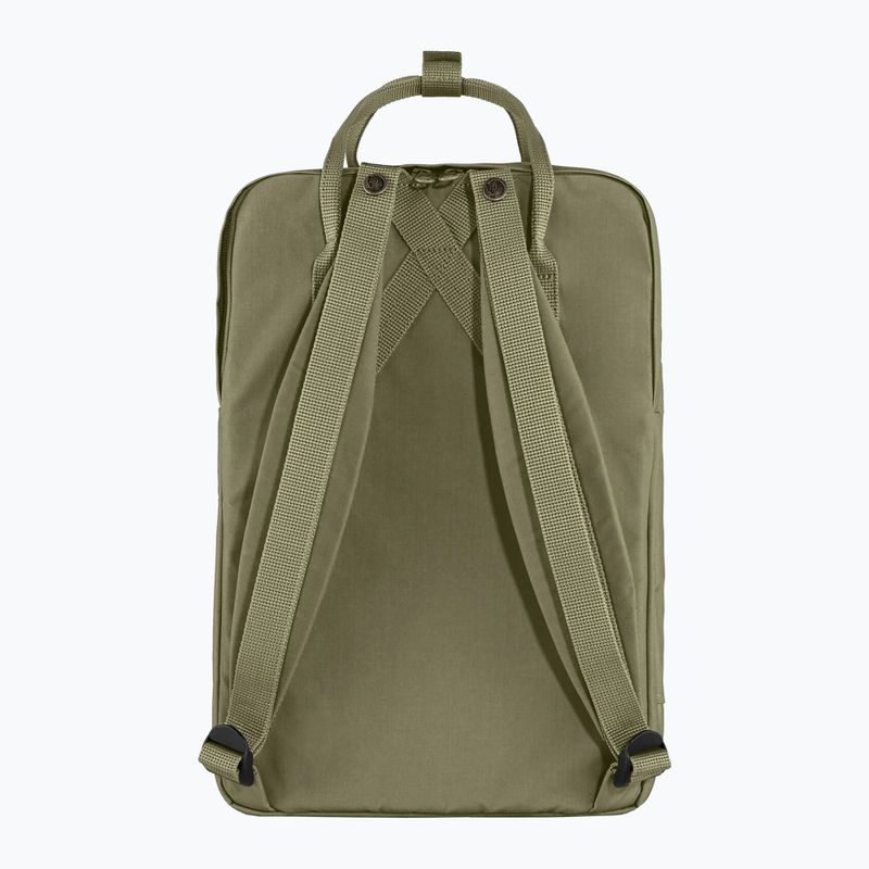 Zaino urbano Fjällräven Kanken Laptop 15" 18 l green 2