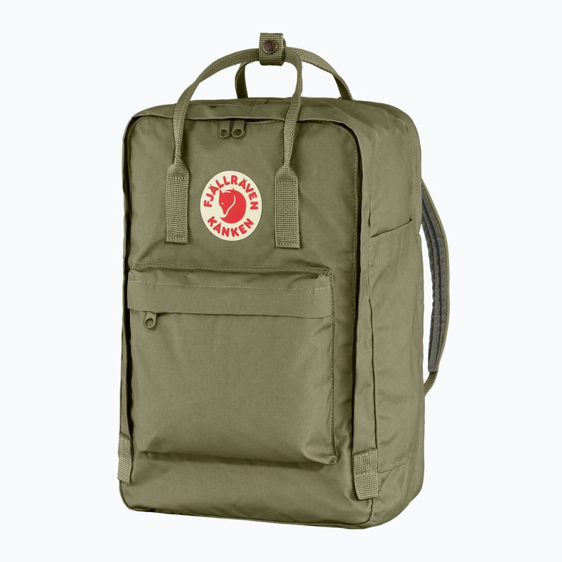 Zaino urbano Fjällräven Kanken Laptop 17" 20 l green 2