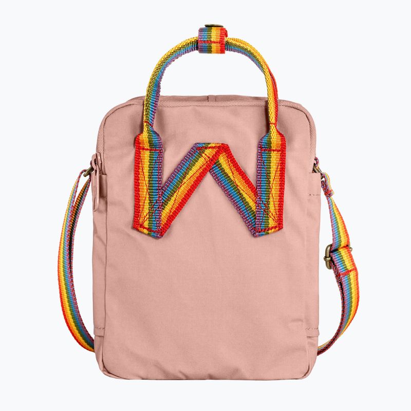Borsello Fjällräven Kanken Rainbow Sling 2,5 l chalk rose/rainbow 3