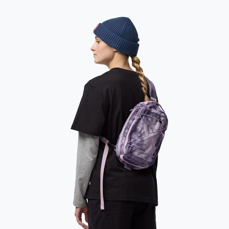 Zaino urbano a tracolla singola Fjällräven Skule Graphics Sling 6 l pastel lavender/shade 5