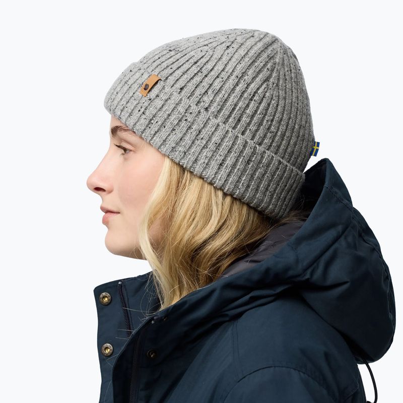 Cappello invernale Fjällräven Ovik Neps Beanie grey 5