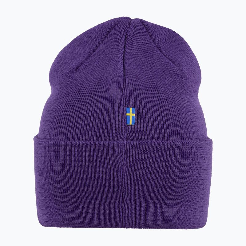 Cappello invernale Fjällräven Vardag Beanie dark violet 3
