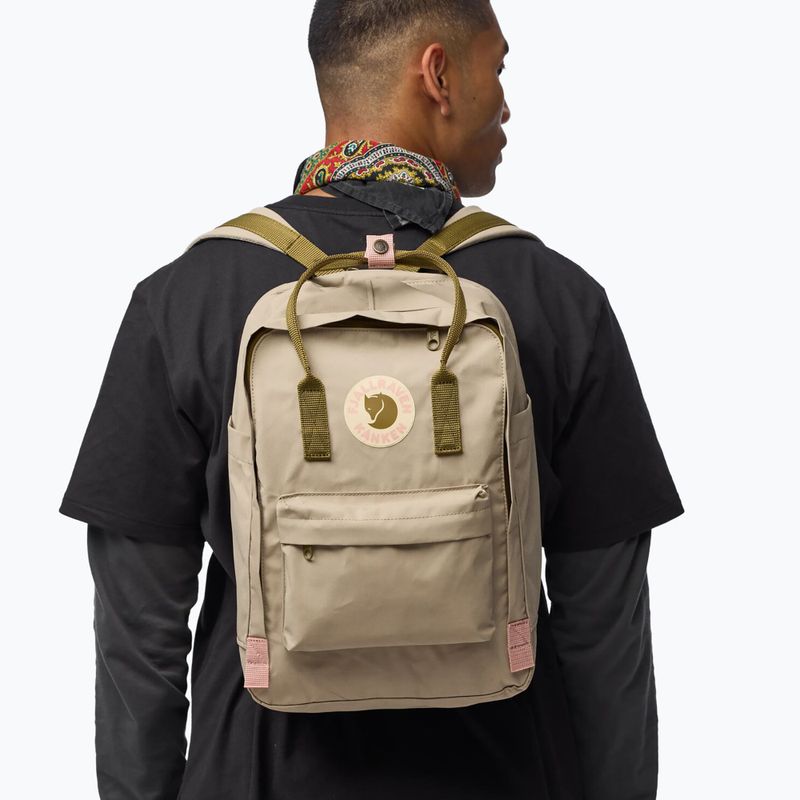 Zaino urbano Fjällräven Kanken Koncept Laptop 15" 18 l fossil/foliage green 5