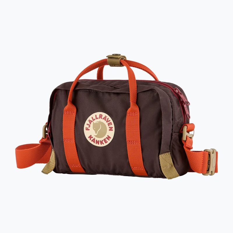 Marsupio Fjällräven Kanken Koncept 4 l black oak/rowan red 2