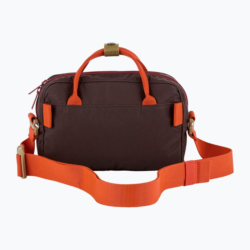 Marsupio Fjällräven Kanken Koncept 4 l black oak/rowan red 3