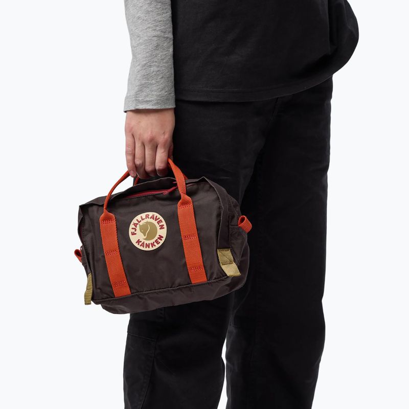 Marsupio Fjällräven Kanken Koncept 4 l black oak/rowan red 6