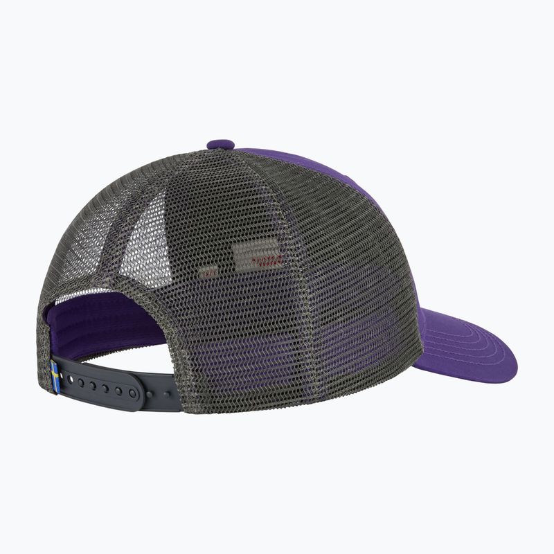Cappellino con visiera Fjällräven 1960 Logo Langtradarkeps dark violet 2