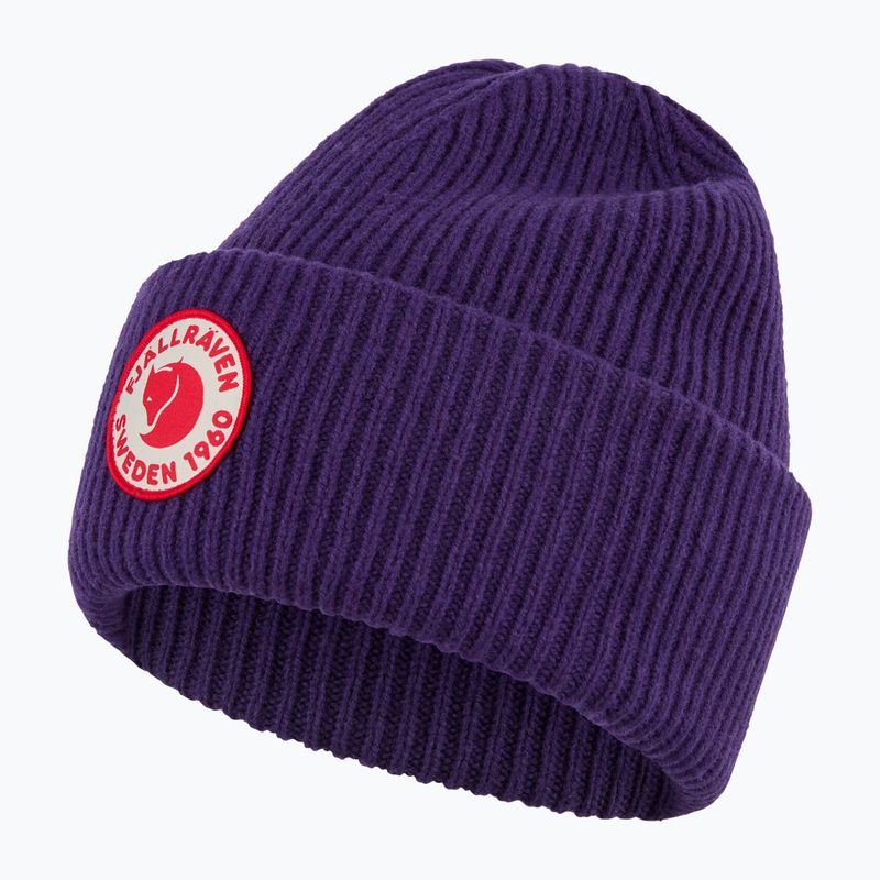 Cappello invernale Fjällräven 1960 Logo Hat dark violet 2