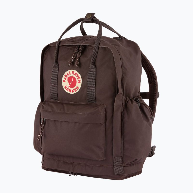 Zaino urbano Fjällräven Kånken Outlong 18 l black oak 2