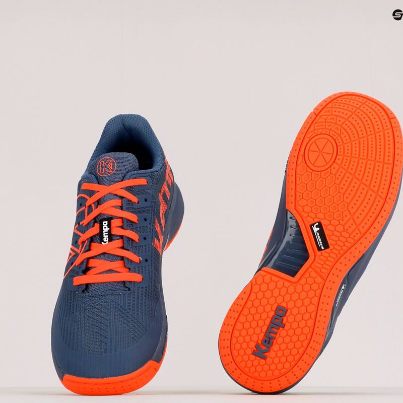 Scarpe da pallamano Kempa Attack Two 2.0 uomo grigio 10