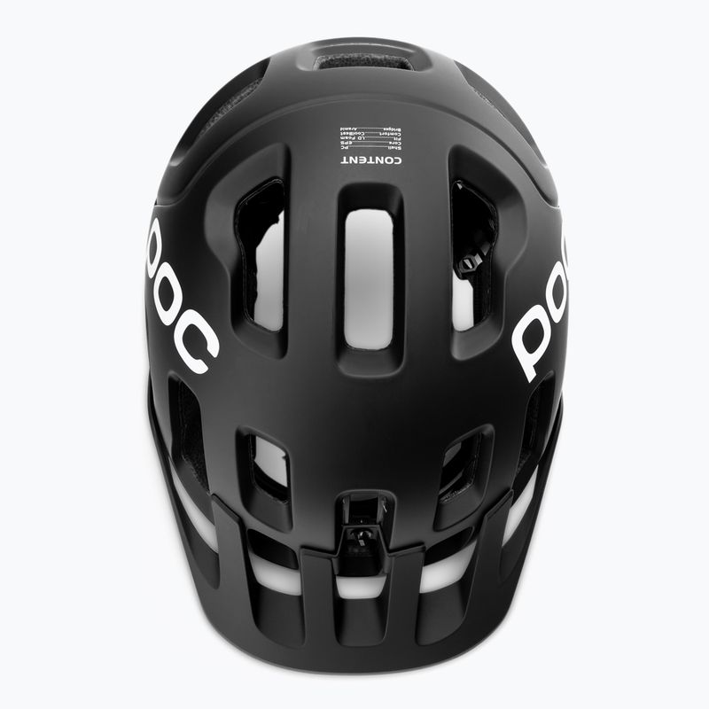 Casco da bici POC Tectal nero uranio 5