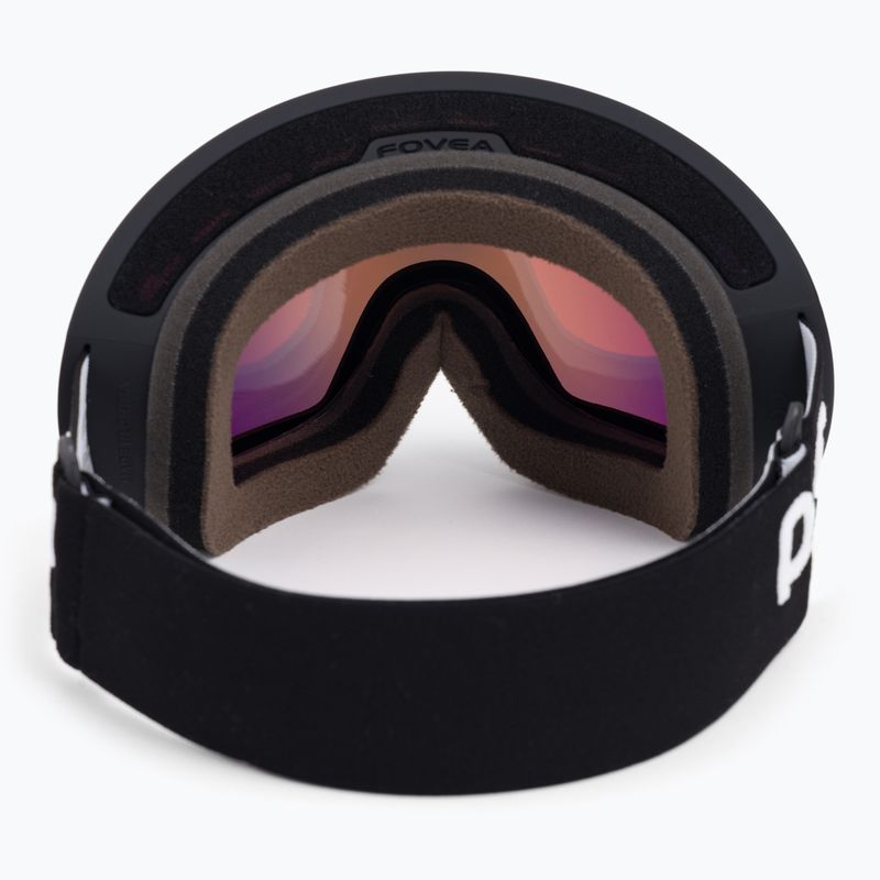 Occhiali da sci POC Fovea Clarity nero uranio/arancione specchiato 3