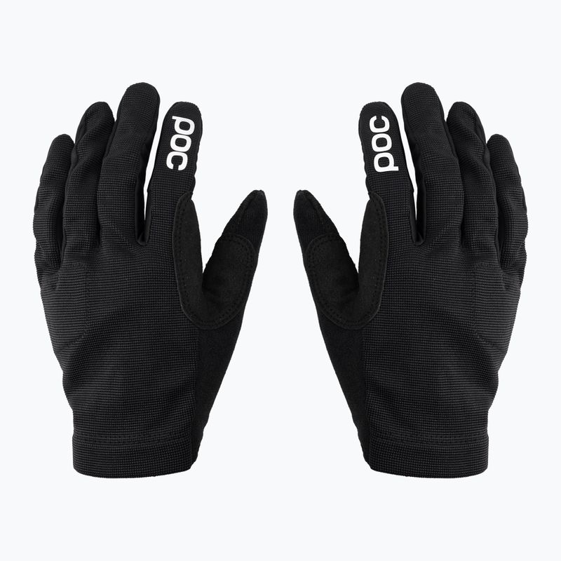 Guanti da ciclismo POC Essential DH nero uranio 3