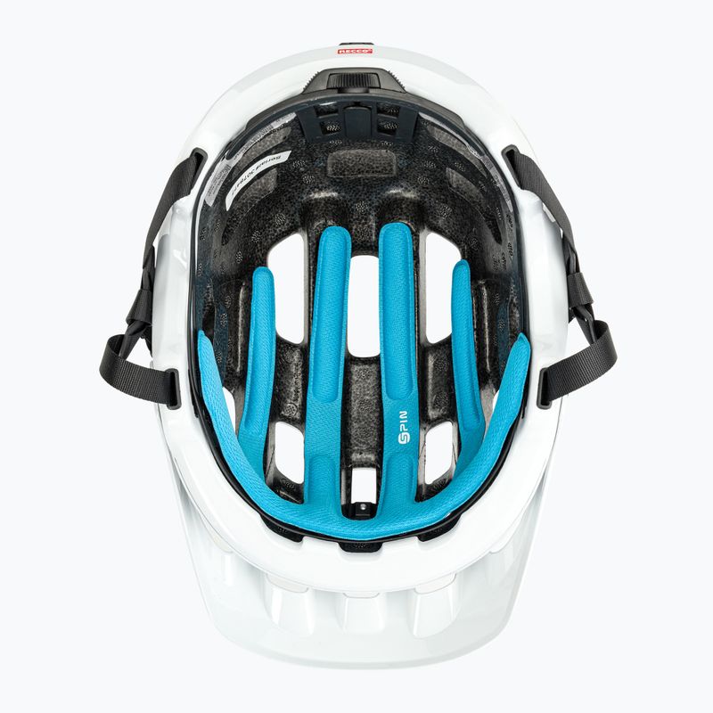 Casco da bici POC Tectal Race SPIN bianco idrogeno/nero uranio 5