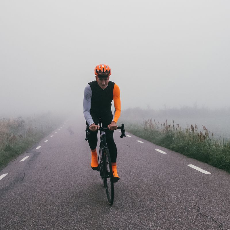 POC Thermal Bootie 2022 protezioni per scarponi da ciclismo arancio zink 5