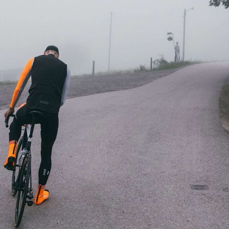 POC Thermal Bootie 2022 protezioni per scarponi da ciclismo arancio zink 6
