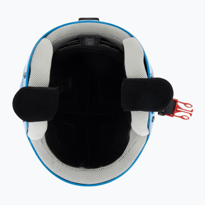 Casco da sci per bambini POC POCito Skull blu fluorescente 5