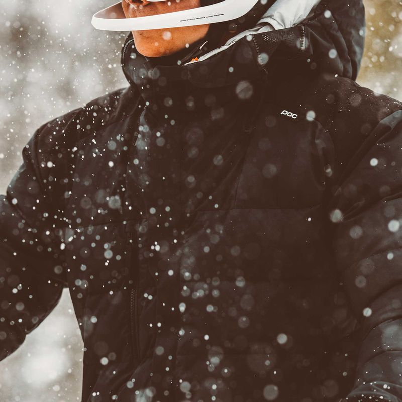 POC Loft Parka da uomo in piuma d'oca nero uranio 14