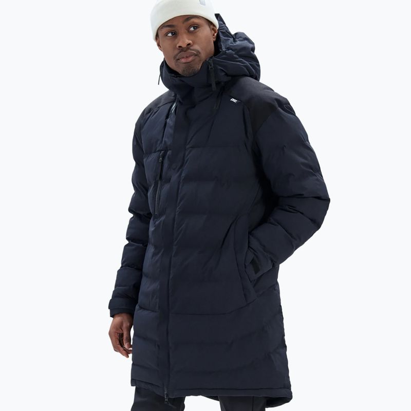 POC Loft Parka da uomo in piuma d'oca nero uranio