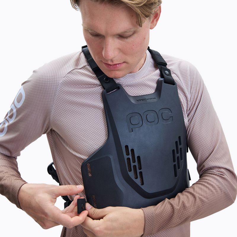 POC VPD System Torso nero uranio tampone bicicletta 7