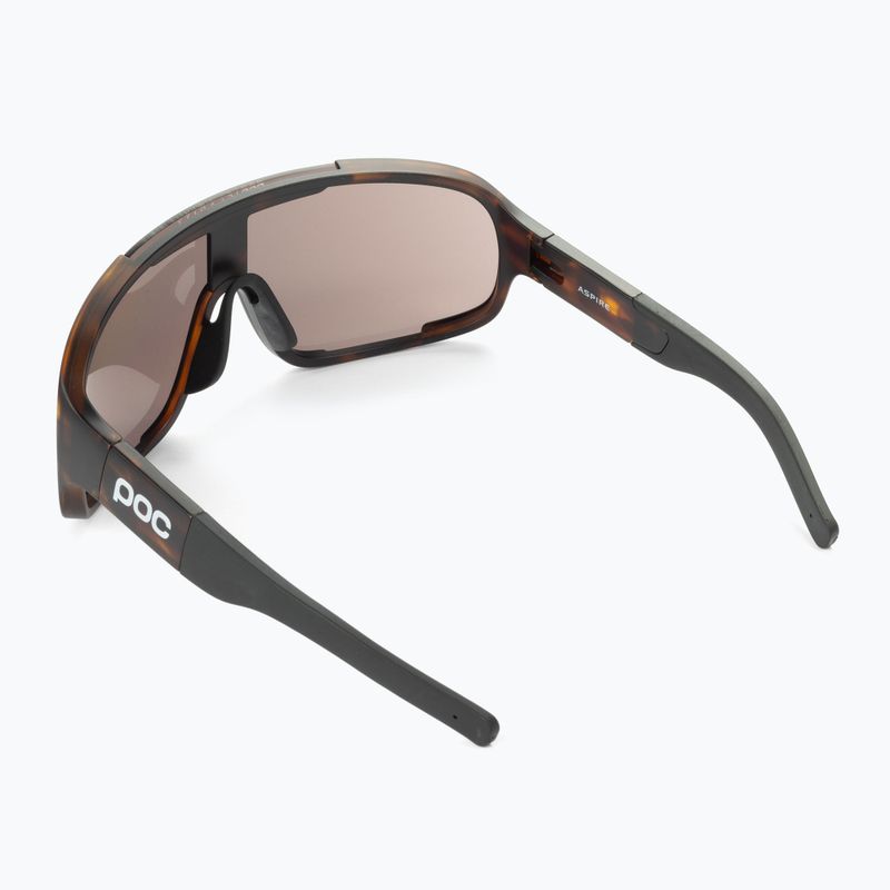 Occhiali da sole POC Aspire tartaruga marrone/viola/argento a specchio 2
