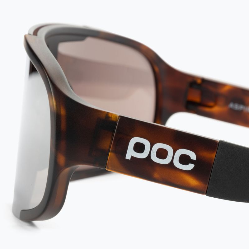 Occhiali da sole POC Aspire tartaruga marrone/viola/argento a specchio 4