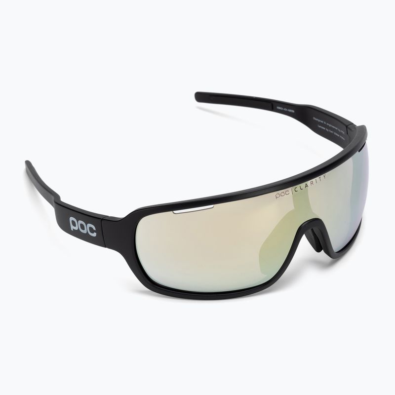 Occhiali da sole POC Do Blade nero uranio/oro strada chiarezza