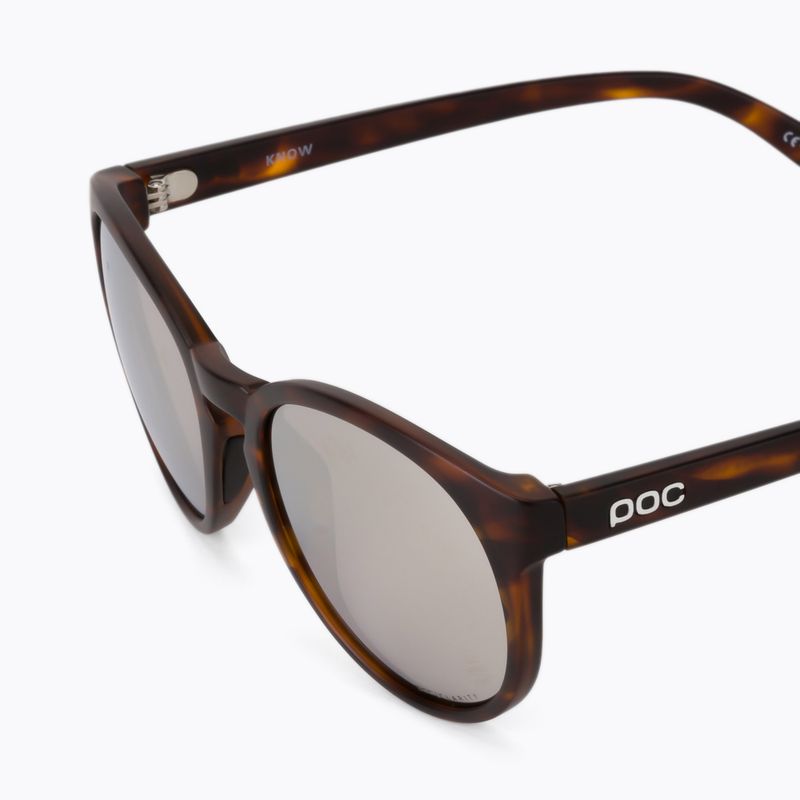 Occhiali da sole POC Know tartaruga marrone/clarity road argento 5